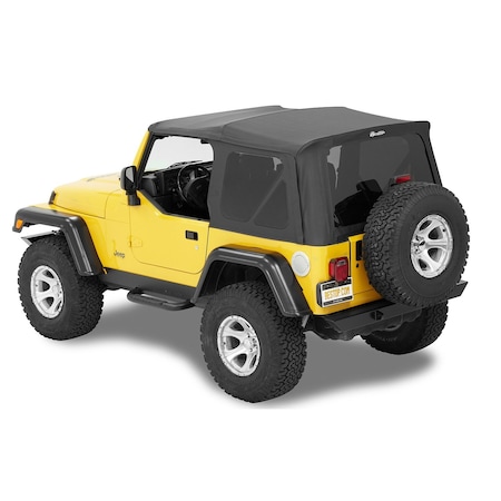 Bestop Jeep Soft Top Supertop Squareback Soft Top For Jeep 1997-2006 Wrangler TJ 54720-35